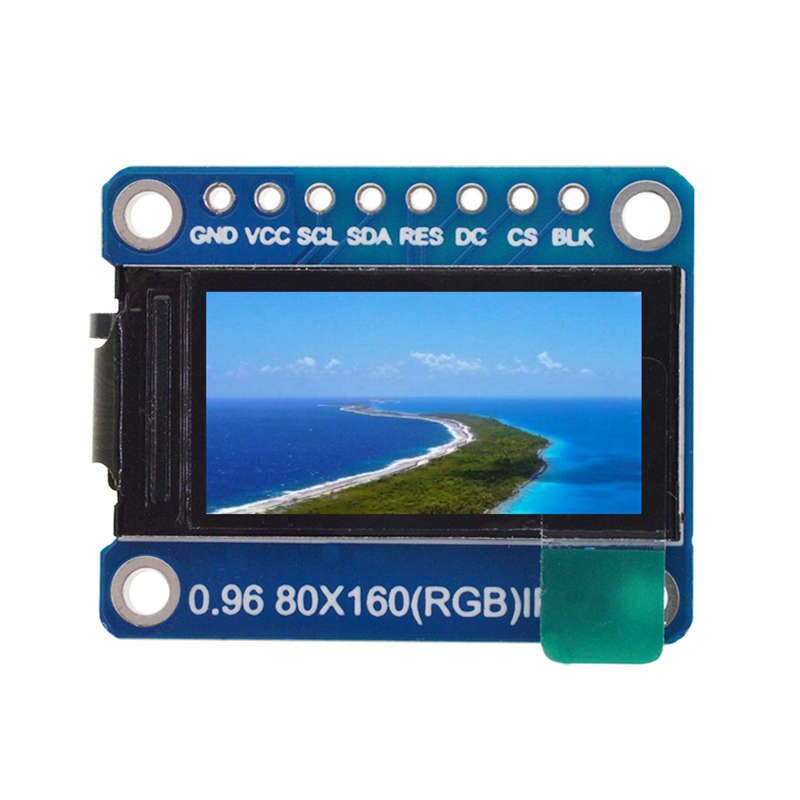 RISE-Ips 0.96 ġ 8  Spi Hd 65K Ǯ ÷ Tft  St7735 ̺ Ic 80x160 Lcd ÷ 3.3V Spi ̽ Arduino Di 